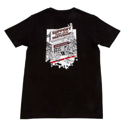 Skate Shop Day - SSD X AS Colour 303 Boards Shop Shirt (Black)